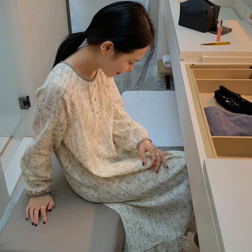 老米优品/ 认准正版哦~~~美美哒《花房菇凉棉纱小宅裙 》透气会呼吸的面料，夏天穿的家居裙好舒服~~很多色哦！Q230316A 商品图9