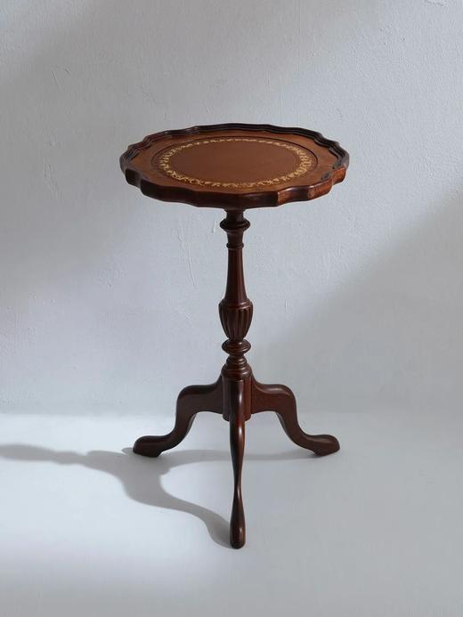 伽罗 JALO 羊皮烫金印花古典小边几 商品图0