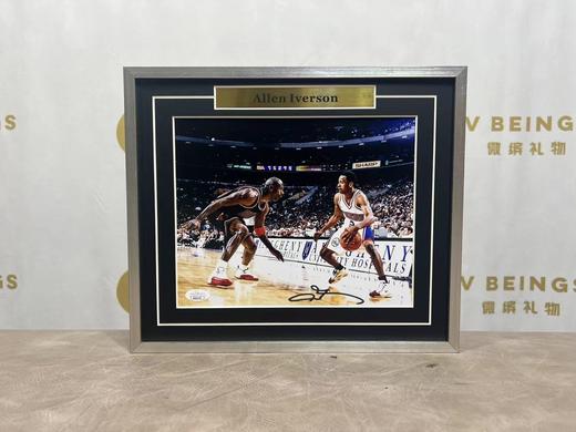 收藏系列 艾弗森 对决乔丹 10寸亲笔签名照片 JSA 商品图3
