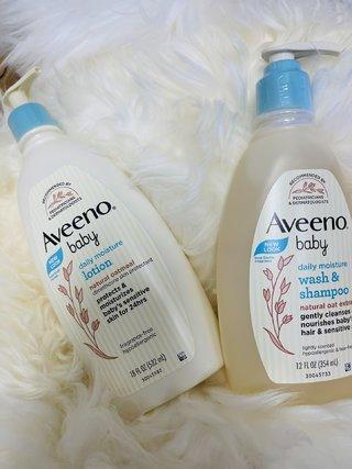 【Aveeno儿童沐浴护肤套装532+354ml】包括洗发沐浴露354ml一瓶，润肤乳532ml一瓶。美国采购，无中文标签，介意慎拍 A 商品图2