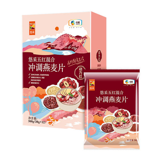 中粮悠采五红混合冲调燕麦片360g 商品图1