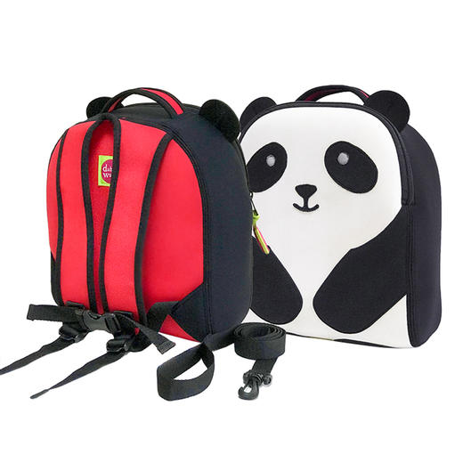 美国dabbawalla瓦拉包 男女儿童防走失包牵引绳迷你双肩书包1-4岁 商品图13