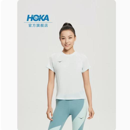 HOKA ONE ONE 女款短袖运动T恤Glide Short Sleeve吸湿透气舒适 商品图0