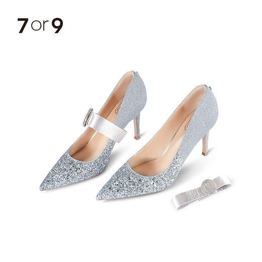 银色水晶饰带 商品图3