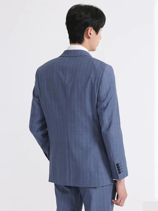 callisto蓝色全绵羊毛西服 SSBWJ012C 商品图3