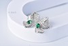 【爱的礼物】祖母绿蝴蝶结耳坠   CB12212157 商品缩略图3
