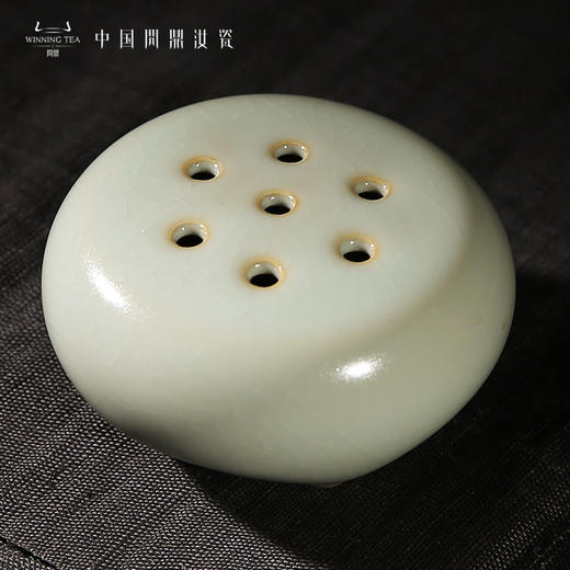 问鼎汝瓷鼎峰系列天青老款方圆盖置 商品图0