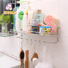 【清仓特惠3折】中型置物架日用品强力无痕浴室厨房整理架置物架收纳架不锈钢 商品缩略图2