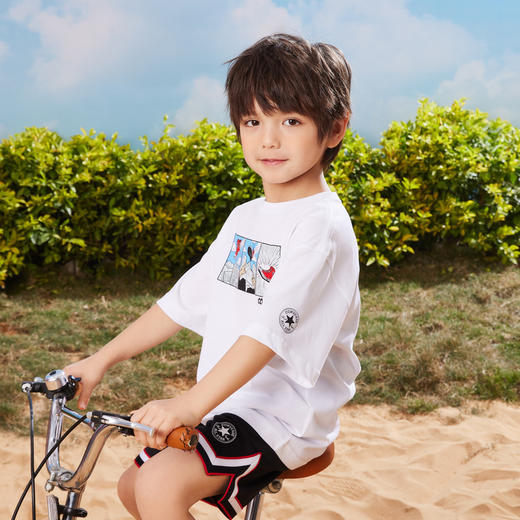 CONVERSE 夏 大童小童 短袖T恤 CNVB-TE-D940 商品图4