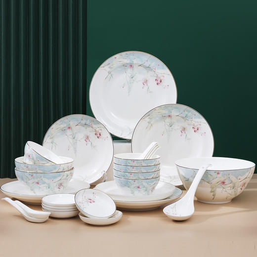 28头鸾凤和鸣餐具 商品图0