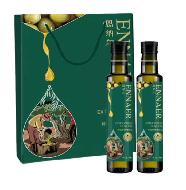 航 恩纳尔特级初榨橄榄油750ml*2
