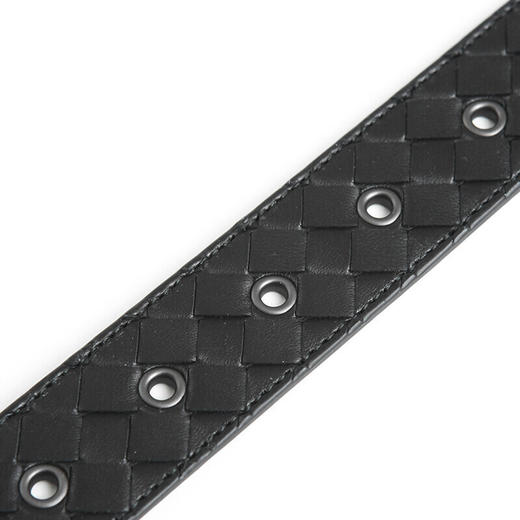 BOTTEGA VENETA 宝缇嘉 BV 2023年新品男士黑色小羊皮针扣式腰带皮带 482669V001O 商品图3