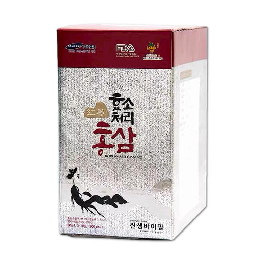 真生巴伊帕 发酵红参饮料90ml*10  商品图0