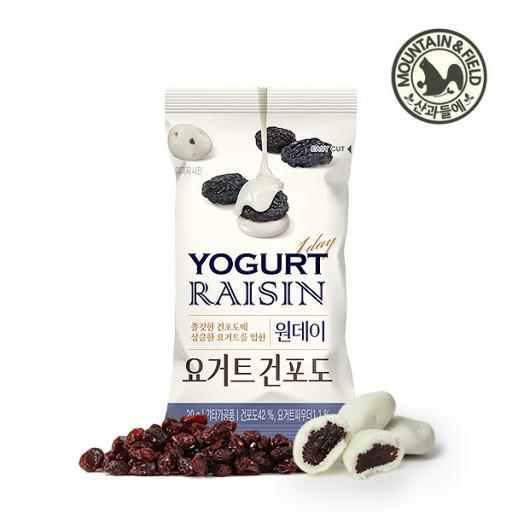 零了个零 酸奶味葡萄干代可可脂巧克力制品20g   商品图0