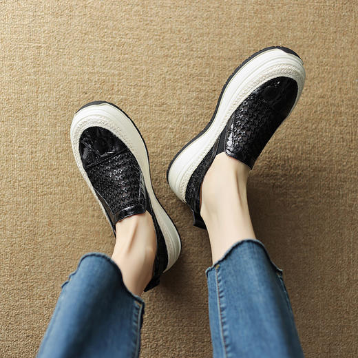 时尚减龄，厚底网纱乐福鞋TYM-1422 商品图10