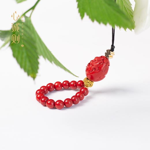 【音乐专属】心诚则精致高提纯朱砂挂坠：事如意，财气顺，平安扣，龙之将出小龙蛋 闰二月添福迎春 汇聚朱砂福力 全家都配齐 商品图7