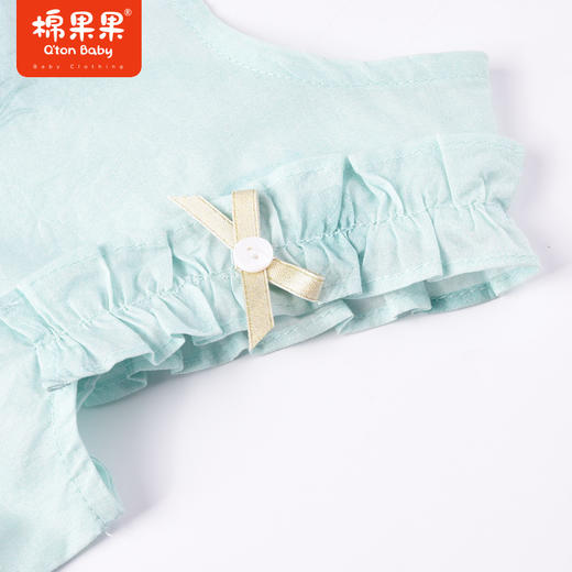 棉果果夏季新品女童女宝无袖连衣裙M222701223215 商品图4