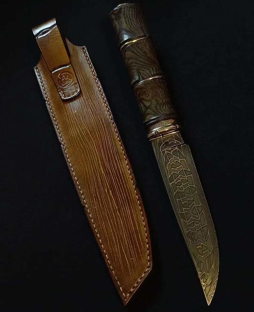 三希堂  现代刀系列  “竹影”小直【预订】未开刃 商品图1