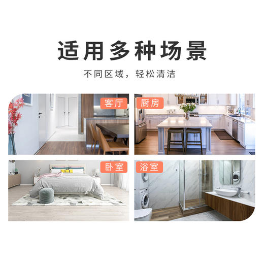 「加厚海绵！适用多种场景」蓝漂吸水海绵挤水免手洗一拖懒人拖把 居家日用胶棉拖把头地拖布净清洁工具 商品图2