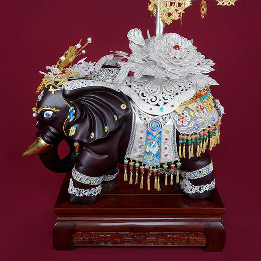 子佩集S999银手工银花丝【花丝镶嵌太平盛世】大型摆件大师工坊原创设计【TPSS】2303 商品图1