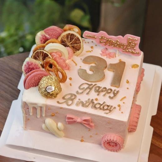生日蛋糕 粉色纪念 商品图0