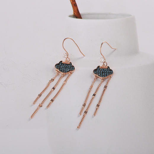 【宏艺珠宝】事事顺遂·银s925耳饰HS 商品图1