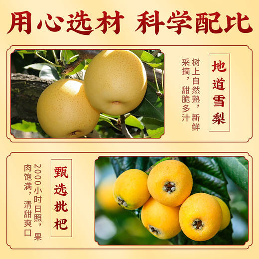 【百年古方 传承秘法】北京同仁堂枇杷琵琶雪梨膏 商品图1