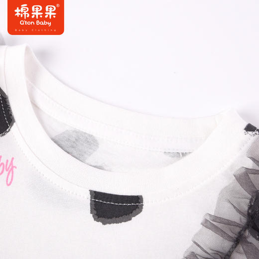 棉果果夏季新品女童女宝假两件连衣裙M222701223213 商品图5