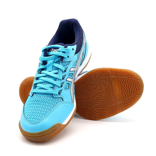 Asics亚瑟士乒乓球鞋轻快王1073A056-400专业男款女款训练比赛乒乓球鞋 蓝色 商品图6