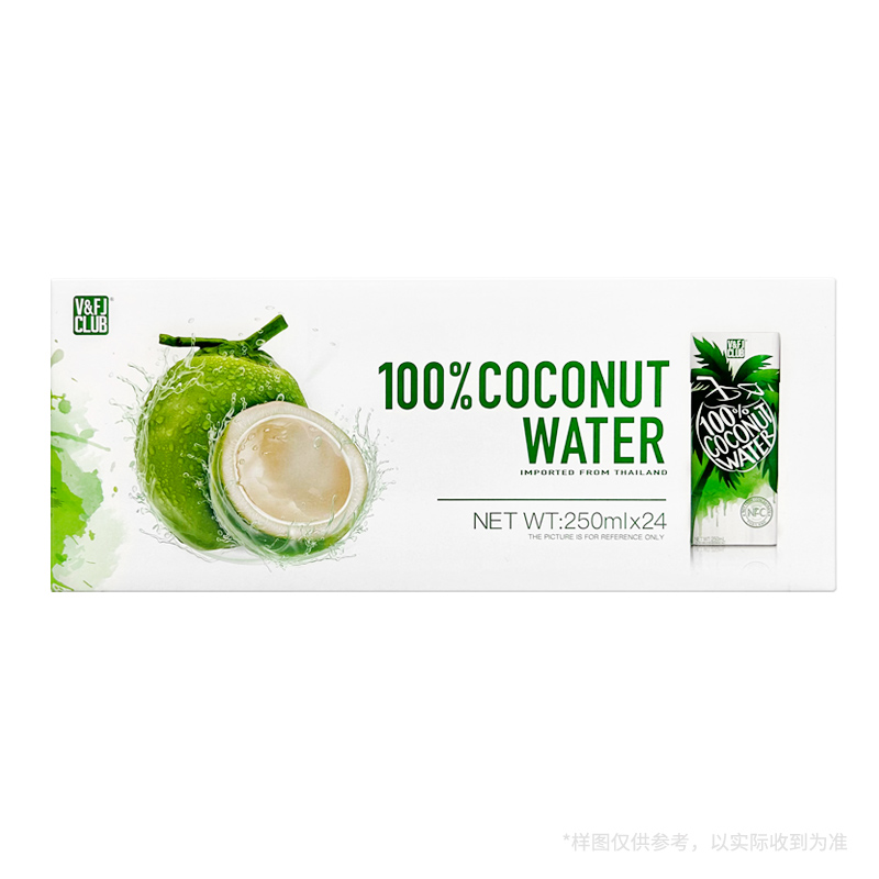 唯芙卡100%椰子水 250毫升x24瓶 