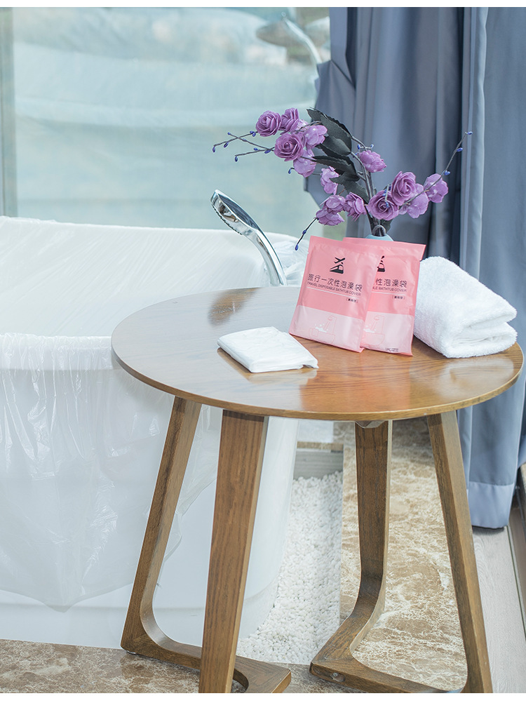 10个装一次性浴缸套旅行酒店泡澡袋子浴袋家用沐浴桶