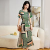夏季修腰显瘦，气质优雅印花连衣裙HR-MYIY9909-1 商品缩略图5