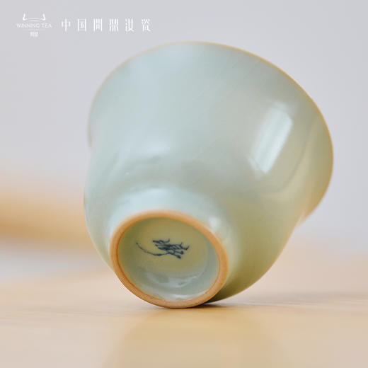 问鼎汝瓷鼎峰系列天青老款禅钟杯（缺货） 商品图3