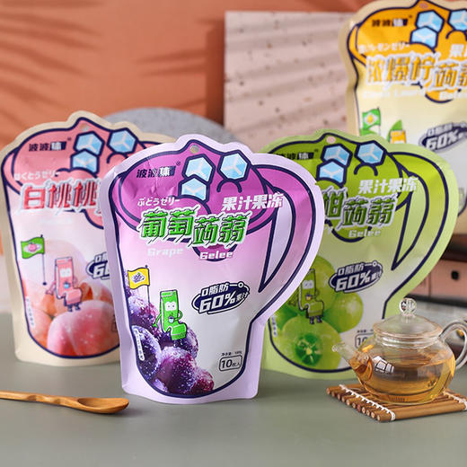 波波体葡萄蒟蒻果冻180g 商品图0