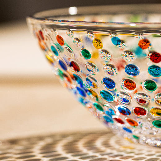 【ZECCHIN】意大利原产ZECCHIN银河系列彩色波点沙拉碗水果盘甜品碗 商品图2