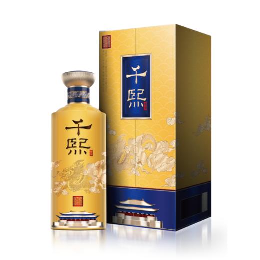 【自营】新千熙经典酒 宫廷风新包装 贵州茅台镇 酱香型白酒 纯粮酿造 坤沙酒 53度500ml 单瓶 500ml 商品图1