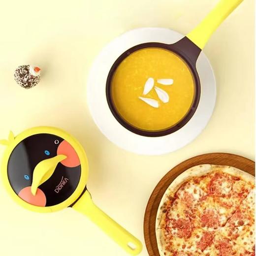 迪迪尼卡嘎嘎鸭儿童辅食锅多功能陶瓷不粘锅宝宝婴儿煎煮一体奶锅专用辅食锅 商品图1
