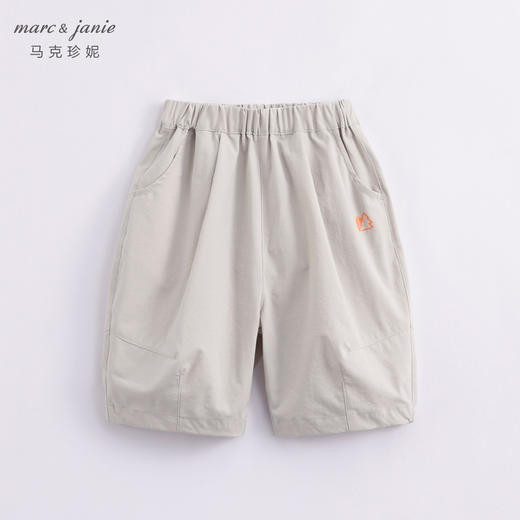 marcjanie马克珍妮新款夏装 男童户外风速干打褶五分裤230271 商品图1