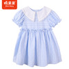 棉果果夏季新品女童女宝翻领连衣裙M222701423244 商品缩略图0