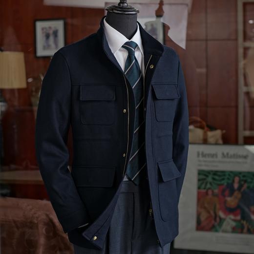 男士纯羊毛经典英伦猎装夹克 商品图1
