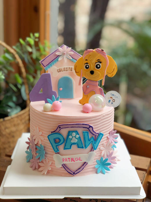 翻糖汪汪队奶油蛋糕 下单前请仔细阅读商品详情 商品图0