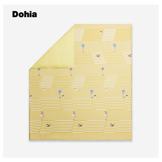 多喜爱设计师主推款 百搭生活 高支高密精梳棉明黄色系被袋 商品图0