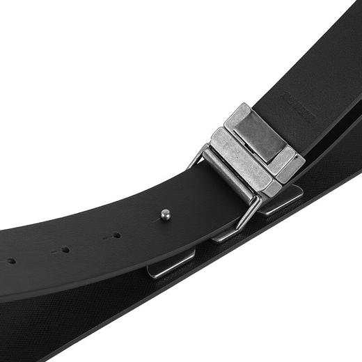 阿玛尼（ARMANI） 男士休闲百搭腰带黑色皮带11195 商品图3