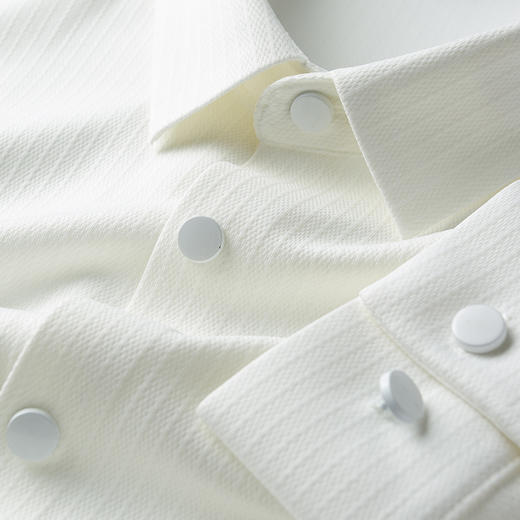 「四款配色」春秋季薄款柔软免烫无痕衬衫 男长袖修身商务休闲衬衣男士上衣 商品图7