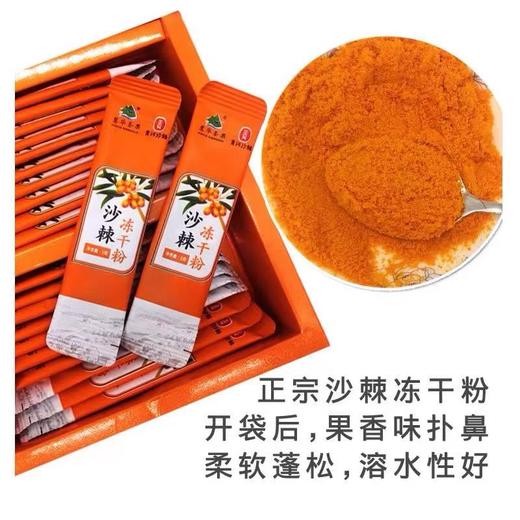慧华大果沙棘冻干粉 5g条*30条 新疆特产 商品图2