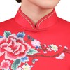 2023新款宴会服 立领开衩红色长款丝绸旗袍礼服 商品缩略图4