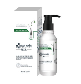 【春季焕新】域发白柳皮控油平衡洗发露200ml  持久控油舒缓平衡