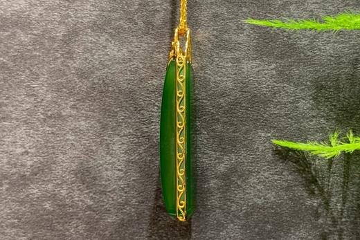 【御珠宫坊】金镶碧玉无事牌 商品图3