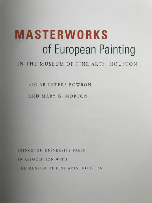 休斯顿美术馆欧洲绘画杰作图集 百余幅插图 平装大16开 商品图3