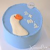 三十“鹅”立‖手绘蛋糕 商品缩略图0